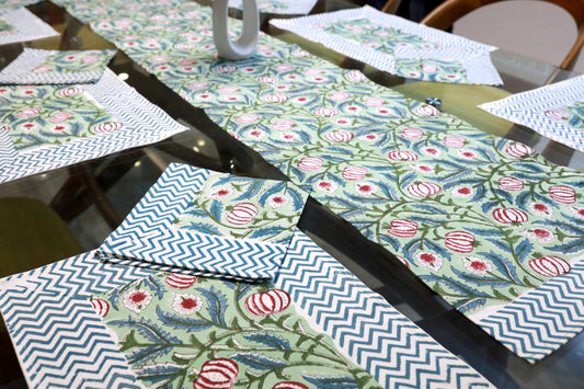 Gourmet Garden Placemat & Runner Set