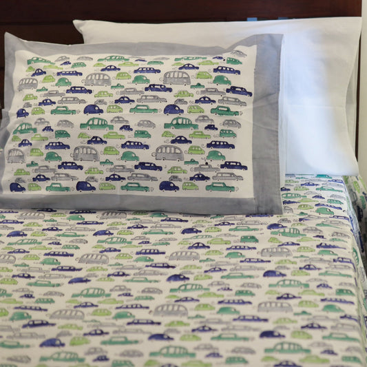Cute Car Lovers Bedsheet