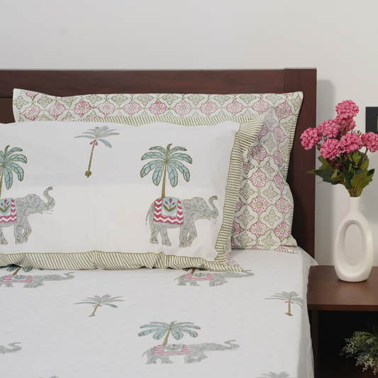 Elephant Print Bedsheet
